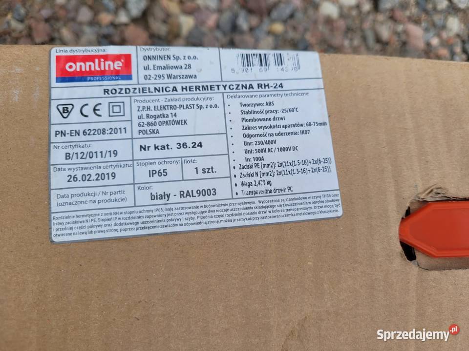 Rozdzielnica RH24 2x12 ONNINEN Gdańsk