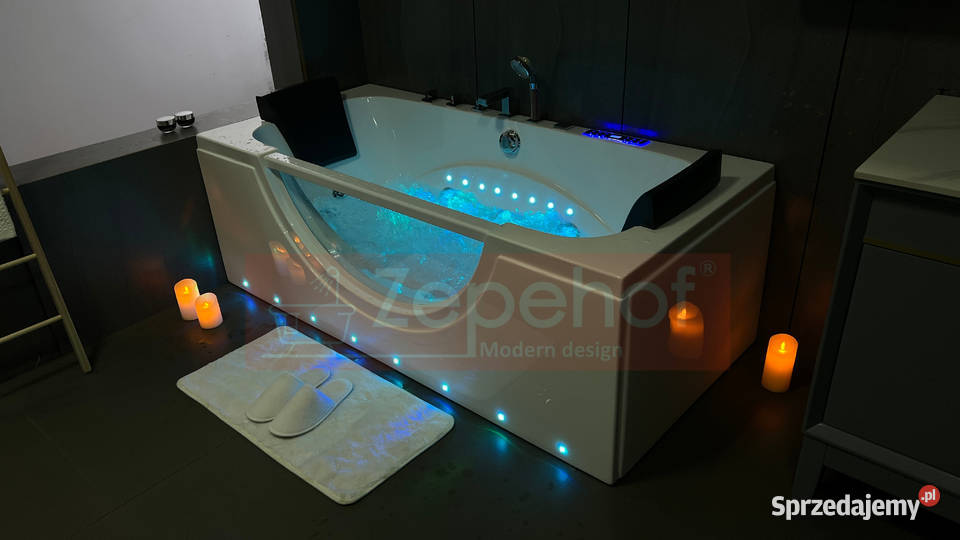 Wanna z hydromasażem C510 prostokątna Grabówka