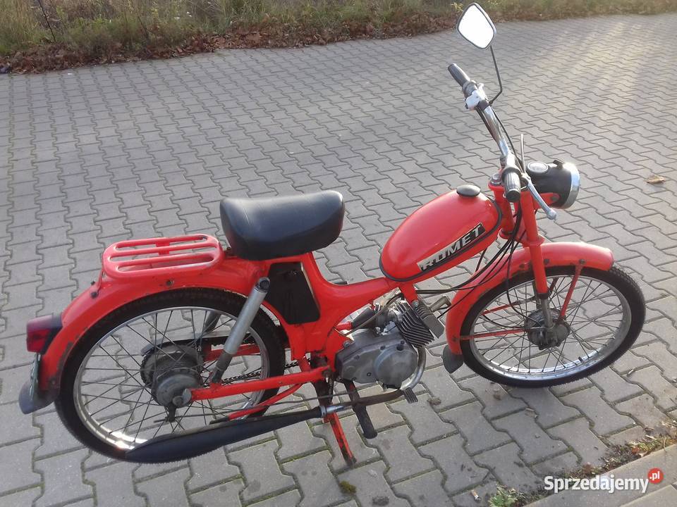 Motorower ROMET 2352W 82 remoncie ZABYTEK Alarm łańcuch