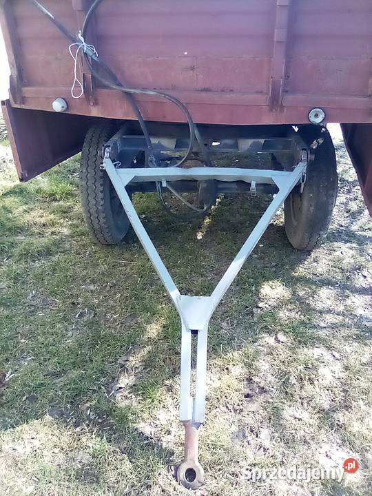 Przyczepa rolnicza wywrotka 2 osiowa 2 siłowniki