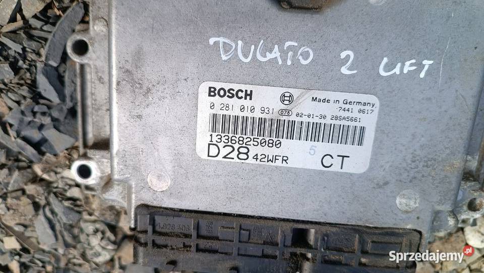 komputer Sterownik Fiat Ducato II 0281010931 dostawcze Radłów