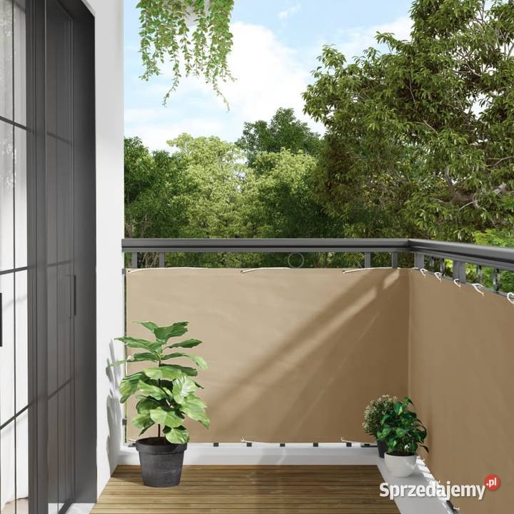 Parawan balkonowy z tkaniny oxford 90x600 Warszawa