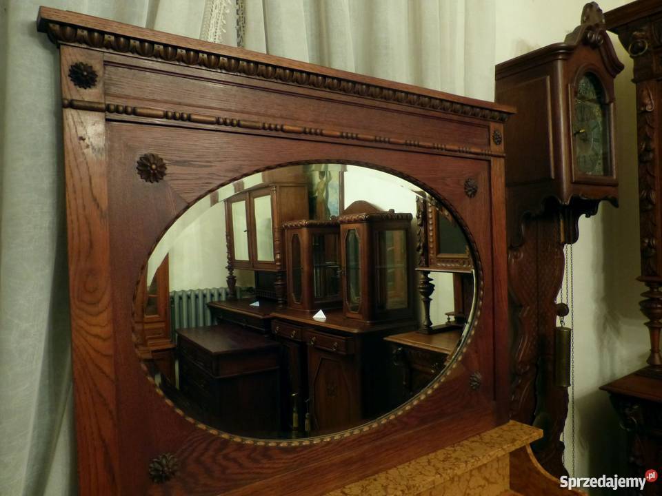 Toaletka secesyjna z marmurem kompletusklep