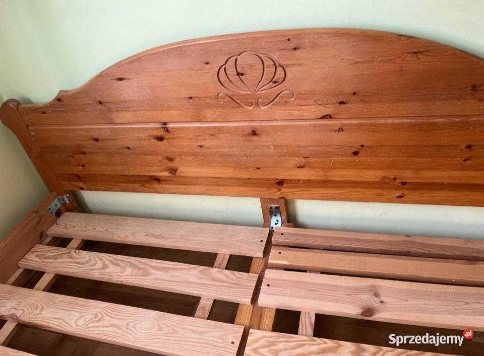 Łoże dwuosobowe rustykalne zachodniopomorskie