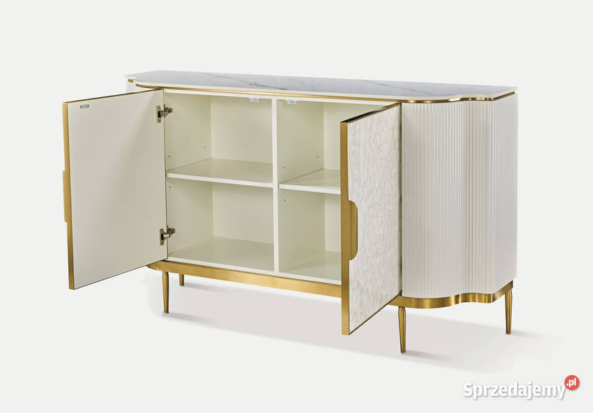 Komoda jasnozłota Champion Glamour Premium z Golkowice