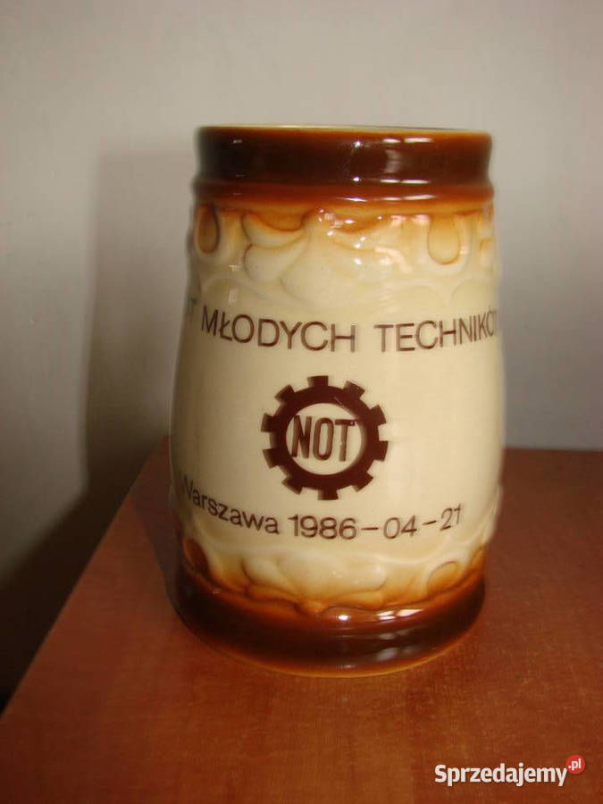 Zlot Młodych Techników NOT 1986 kufel Tułowice Pruszcz Gdański
