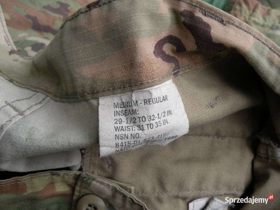 Spodnie ACU multicam OCP medium uszkodzone Wrocław sprzedam