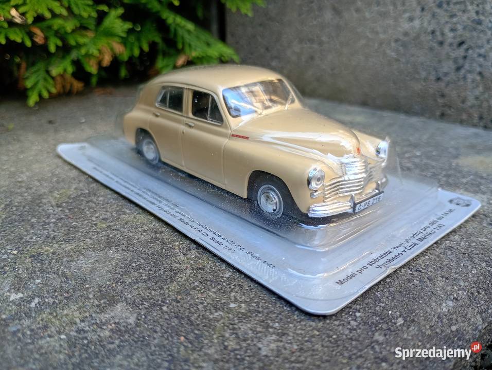 GAZ M20 POBIEDA model kolekcja 143 kultowe auta mazowieckie