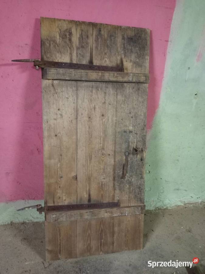 Stare dzwi drewniane kompletne stan Meble świętokrzyskie