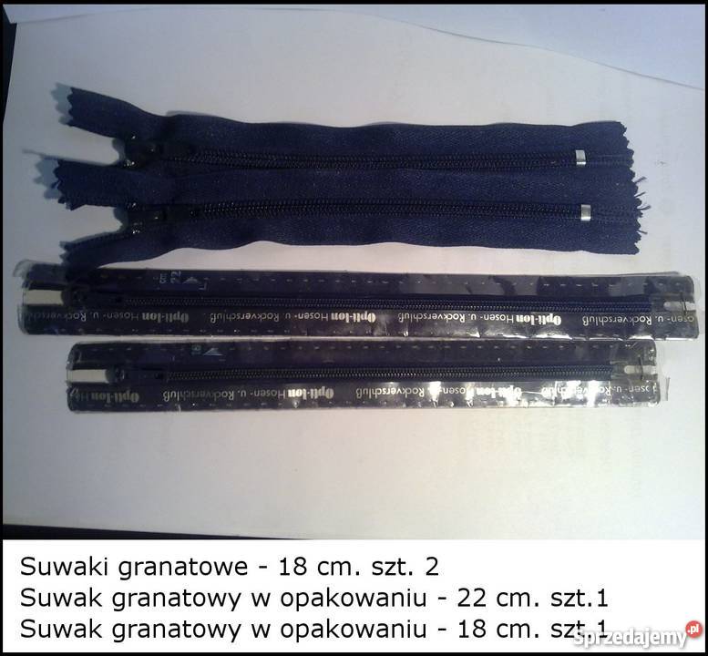 Zamki błyskawiczne Suwaki Nowe Uniseks