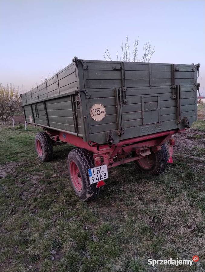 Przyczepa rolnicza Bruns 8t