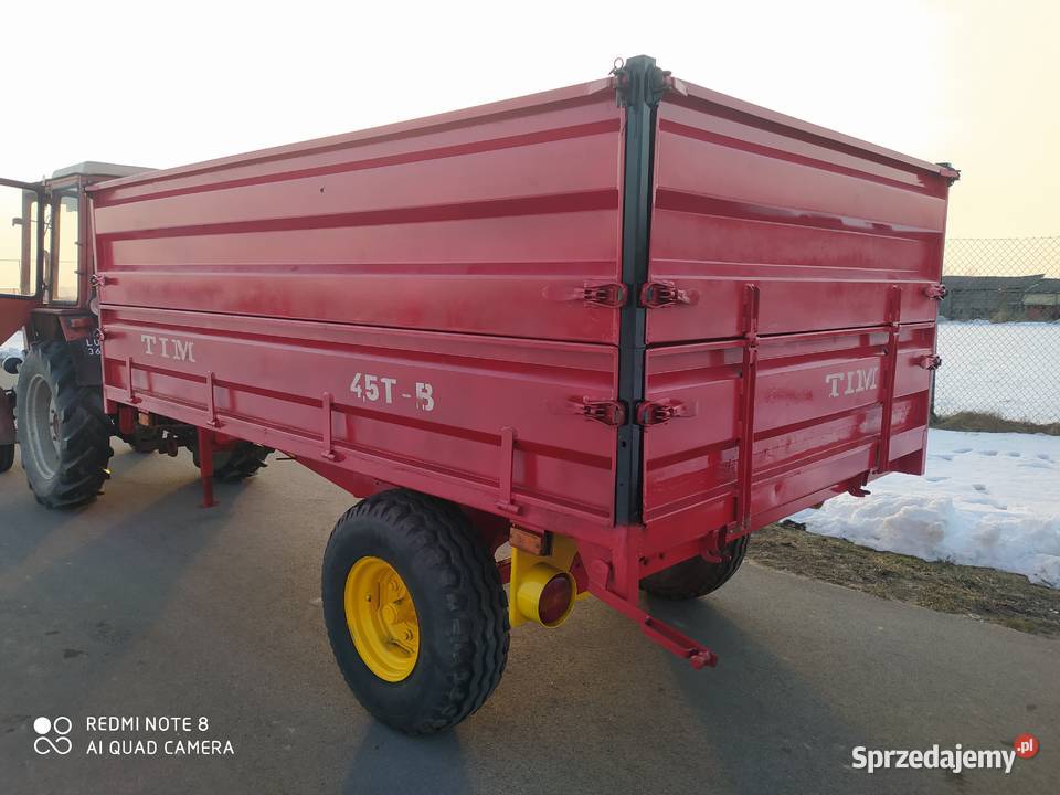 Przyczepa Tim wywrotka jednoosiowa Radzyń Podlaski