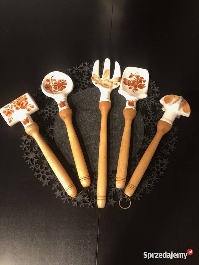 Komplet Fajansowych Naczyń Kuchennych PRL