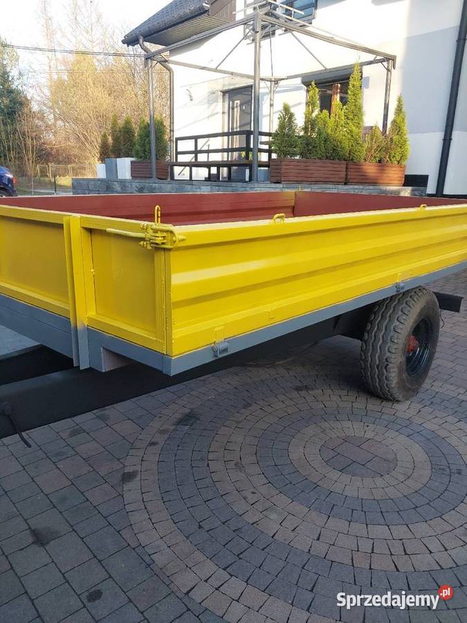Przyczepa jednoosiowa fabryczna małopolskie Jordanów