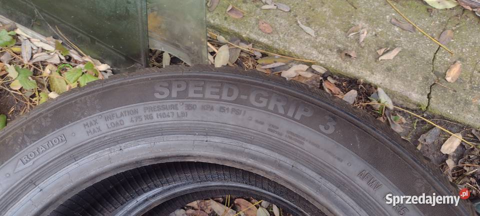 2 opony zimowe 1955015 semperit 6mm ładne tanie Kraków