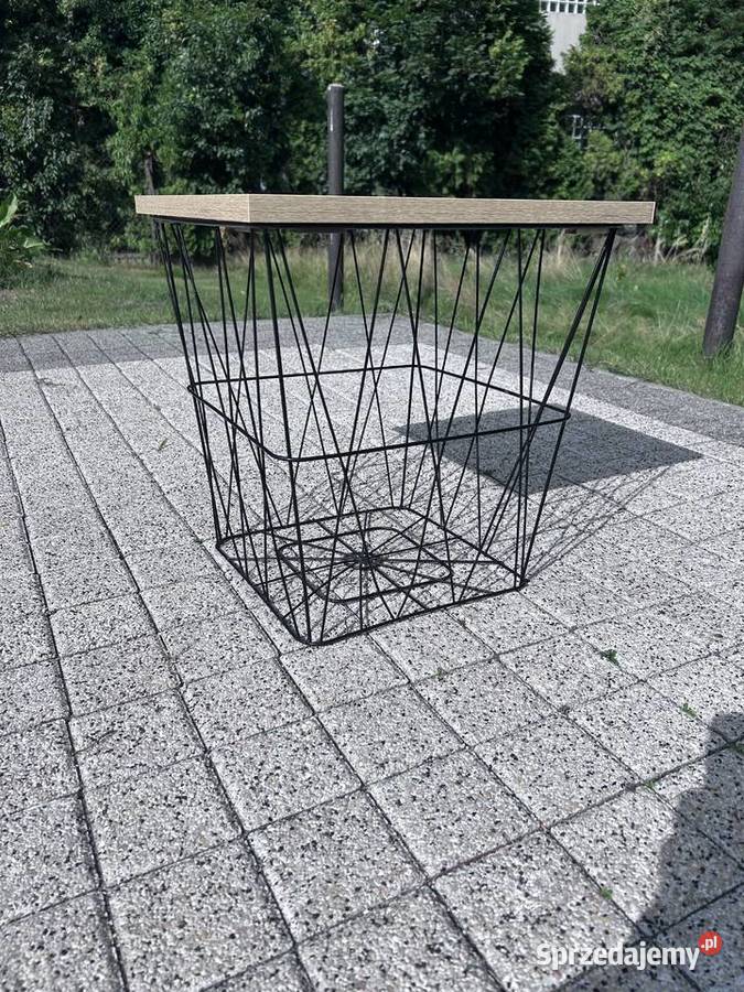 NOWY Stolik kawowy industrialny 4040 schowek pod Rybnik sprzedam