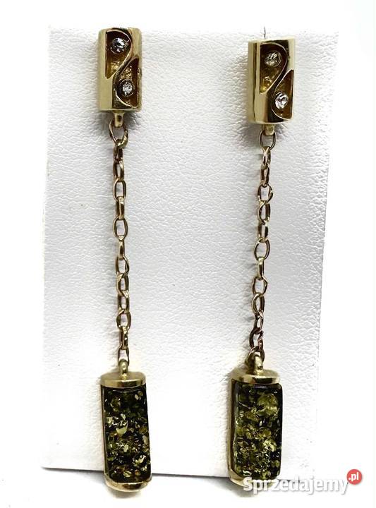 Złote Kolczyki pr 585 582g Elbląg