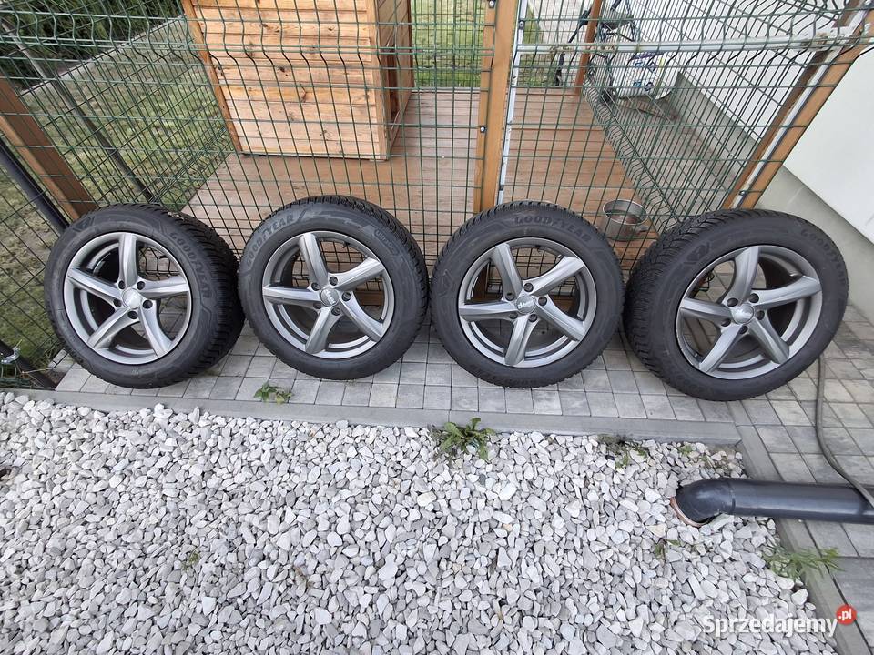 Goodyear zimowe 20555r16 alufelgi Bieganów