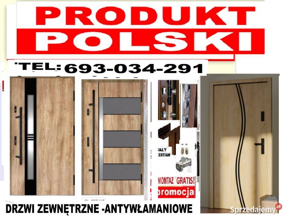 Tanie drzwi wejściowe AKUSTYCZNE ZEWNĘTRZNE z Dom i Ogród Tomaszów Mazowiecki