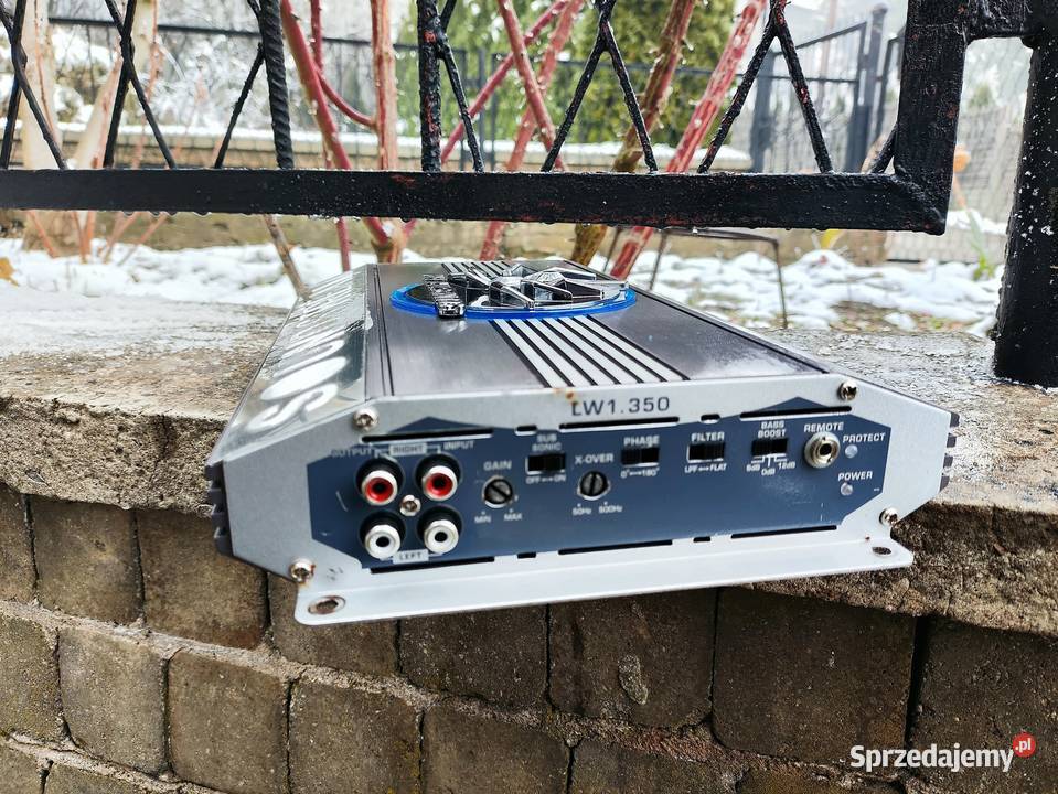 Wzmacniacz samochodowy 1 kanałowy monoblok Niegowonice