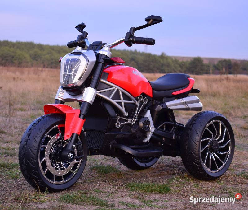 Autko motorek WIELKI MOTOR SKÓRA na akumulator Myszków