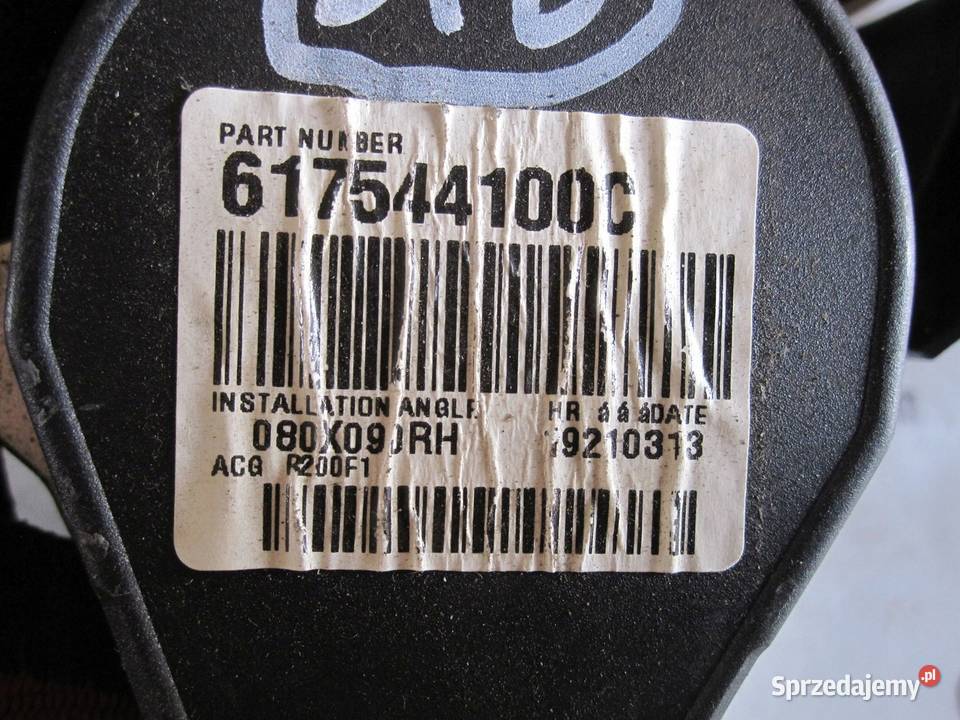 NISSAN JUKE I F15 13r pas bezpieczeństwa prawy Kielce