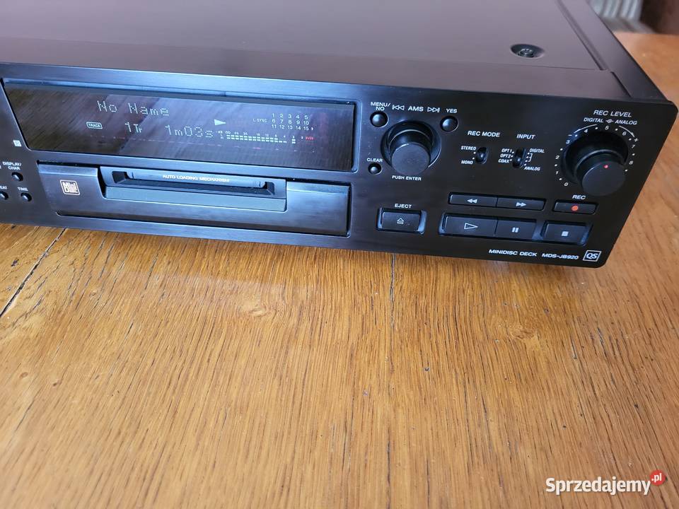 Minidisc Sony MDSJB920 QS Mini disc w świetnym wielkopolskie Mikstat