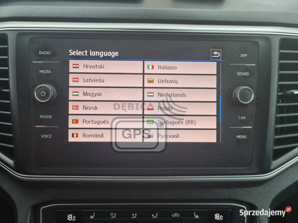 Polskie Menu Volkswagen VW Mib 2 MST2 Konwersja