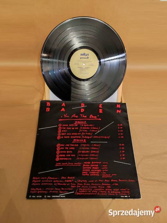 1985 You Are the One Baden Baden Płyta
