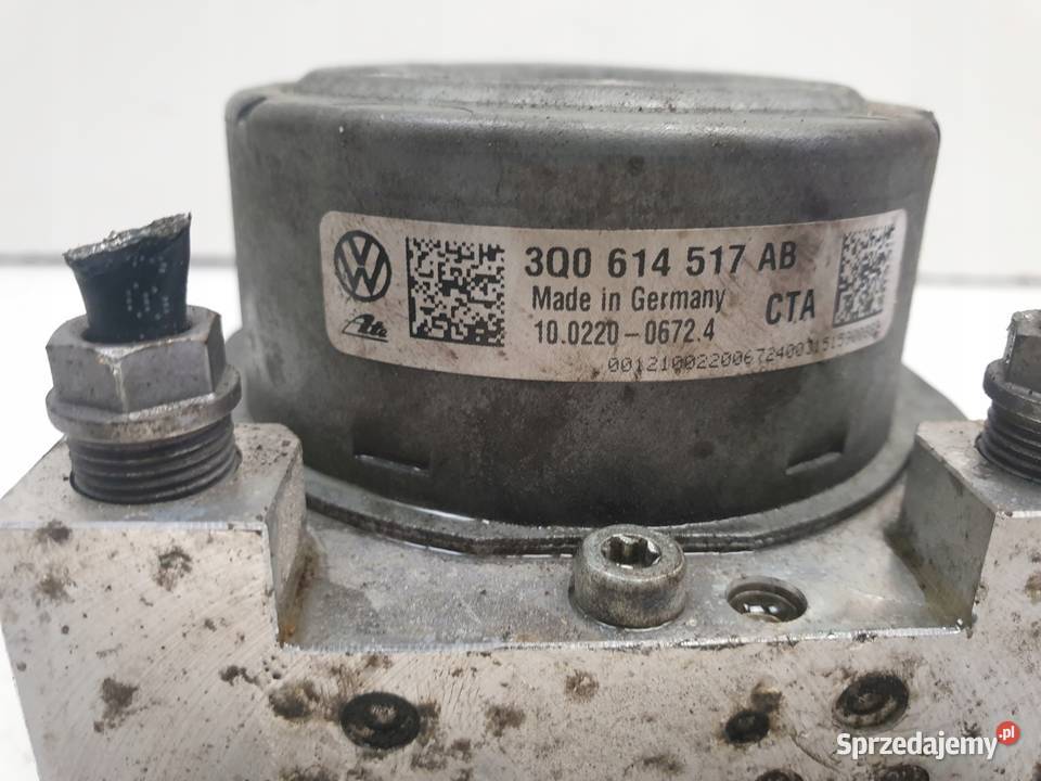 VW Passat B8 POMPA ABS Sterownik 3Q0907379AB Układ ABS i ESP Rudka