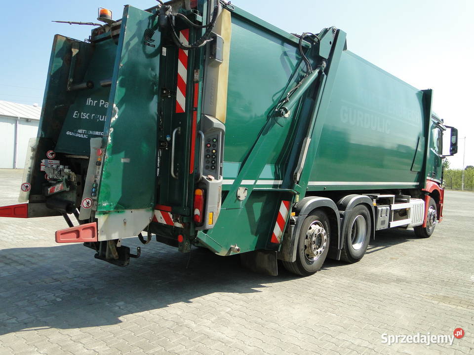 Śmieciarka MercedesBenz 2533 Euro 6 Antos 11020kg Stasi Las