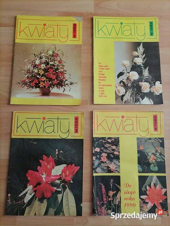 Kwiaty Czasopismo Kwartalnik 1989 PRL Czasopisma dolnośląskie Wałbrzych