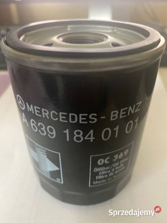 SMART W451 W453 filter OLEJU A6391840101 oleju Pilzno