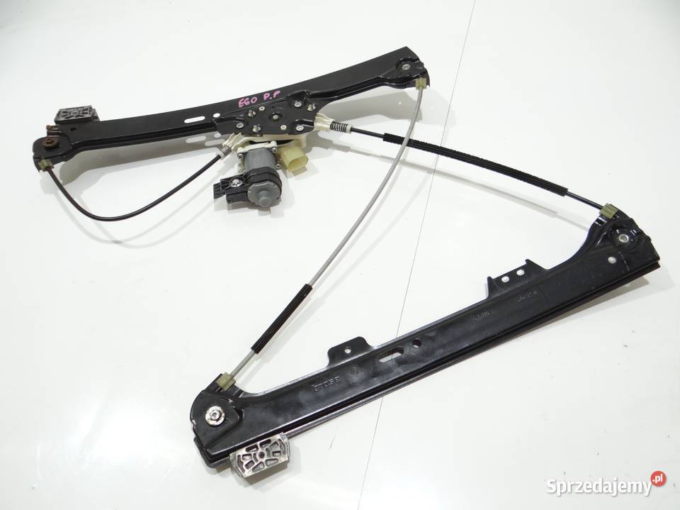 PODNOŚNIK SZYBY PRAWY PRZÓD BMW E60 7184384 Wyposażenie elektryczne Strzyżewice sprzedam