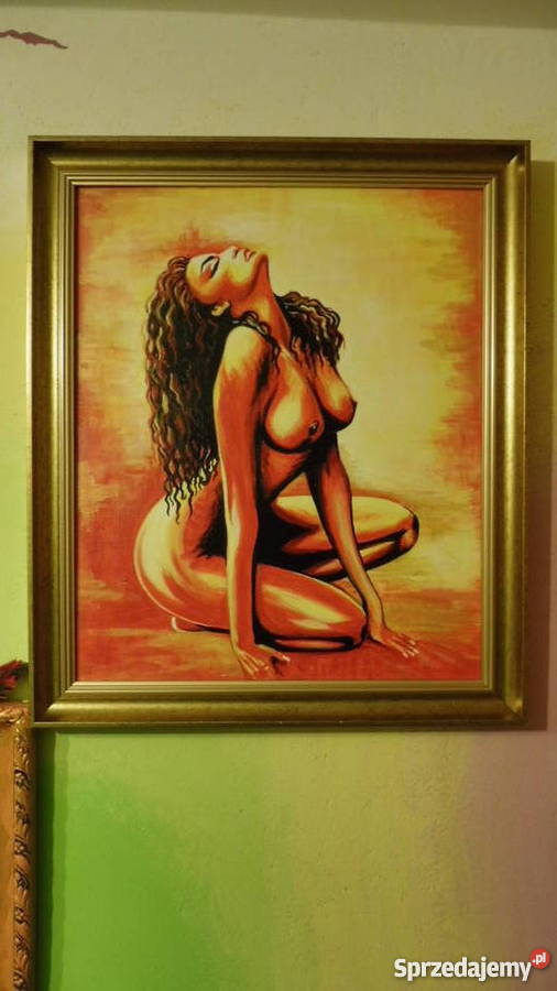 Akt kobiecyakryl60x50 Malarstwo