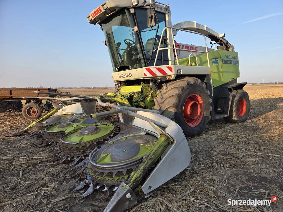 Claas jaguar 870 w całości na części uszkodzony Konin