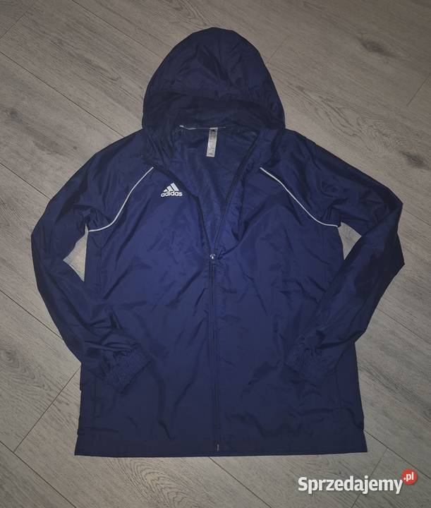 Kurtka chłopiec przejściowa kaptur Adidas 152