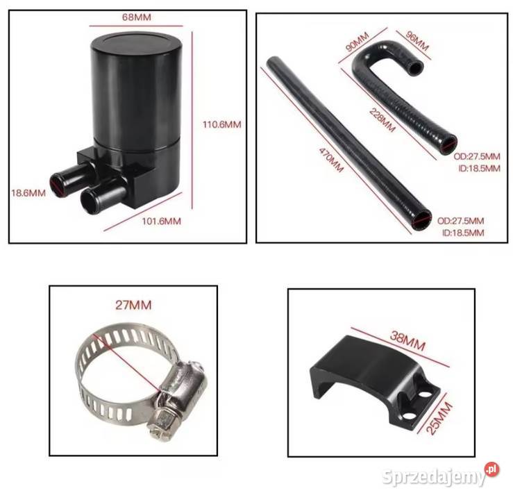 Oil catch can tank n54 separator oleju łódzkie Pęczniew