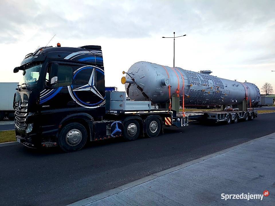 TRANSPORT NISKOPODWOZIOWY Maszyny Pojazdy Kołobrzeg