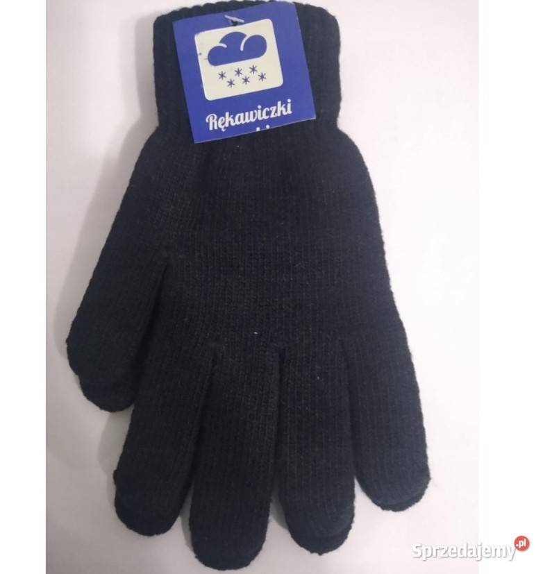Rękawiczki męskie czarne Kraków sprzedam