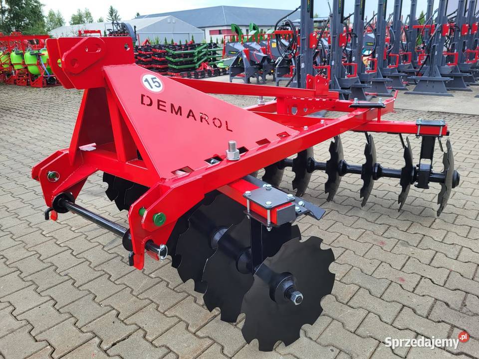 18 m 2x8 DEMAROL Brona talerzowa zaczepy łódzkie Sieradz