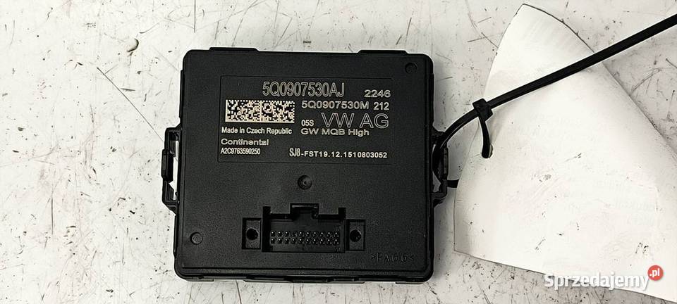 MODUŁ VOLKSWAGEN PASSAT B8 RLINE 5Q0907530AJ osobowe Pozostałe Lipno