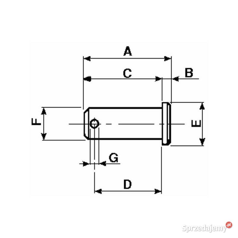 Sworzeń 10x27 mm 04515 Kamionna sprzedam