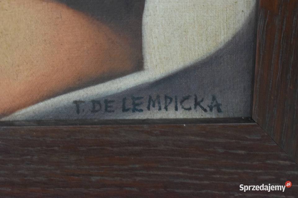 TAMARA De Łempicka Portret Kobiety w Białym sprzedam
