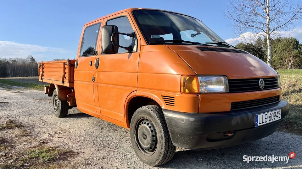 Sprzedam VW T4 Doka 6 Osób Dubel 98r 24 R5 manualna Samochody dostawcze Milejów