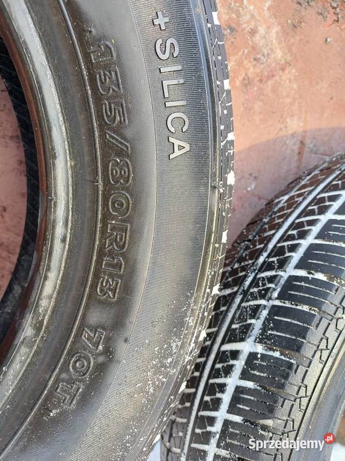 Sprzedam opony letnie komplet 4 13580 R 13 TANIO Wejsce