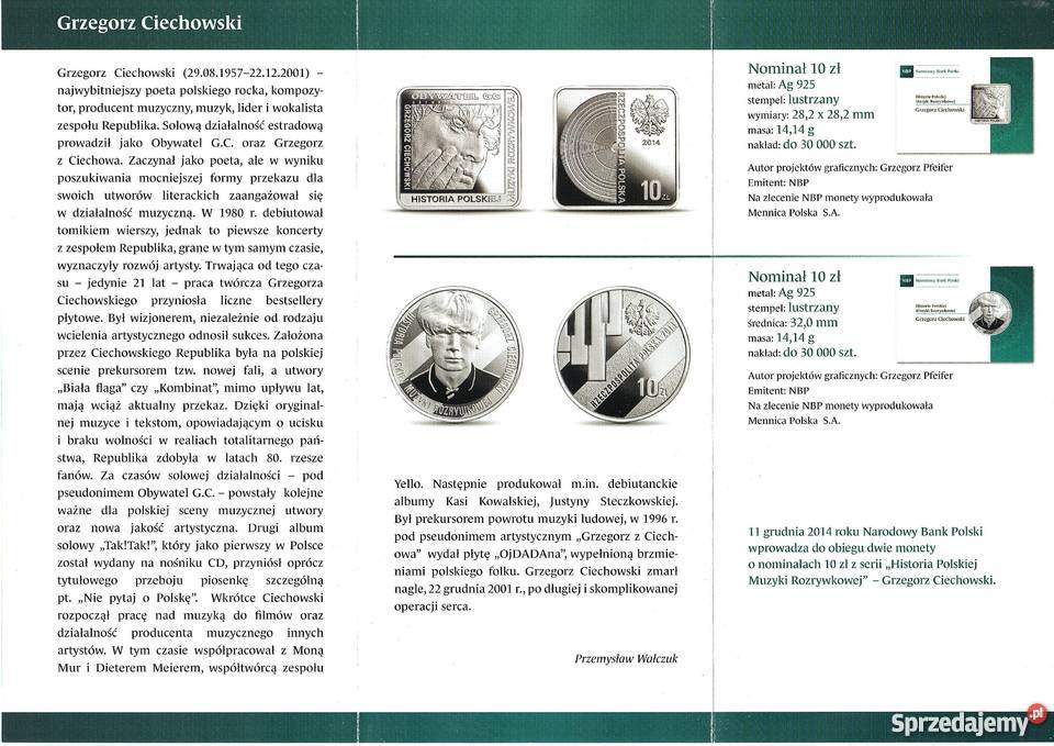 Prospekt emisyjny 10 Grzegorz Ciechowski 2014 Łódź