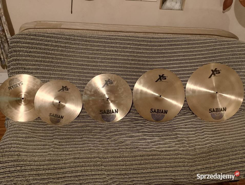 Talerze SABIAN Xs20 brąz B20 akustyczne dolnośląskie Wałbrzych sprzedam