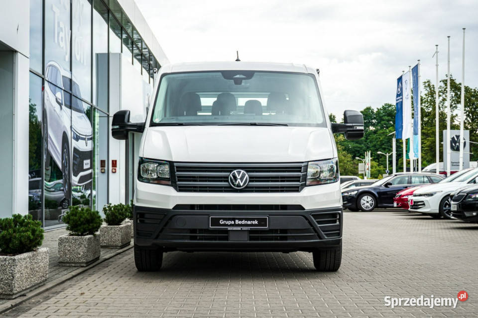 Volkswagen Crafter Skrzyniowy Doka z podwójną 177KM Łódź