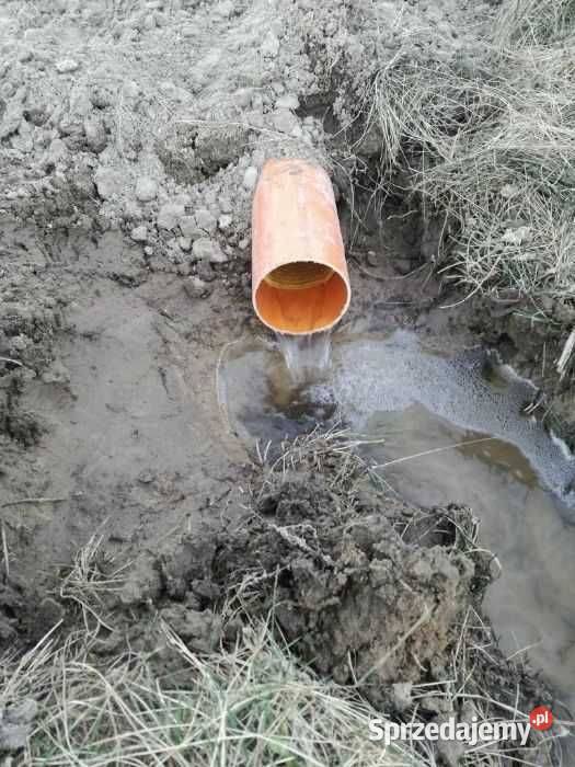 Rura drenarska Fi100 w czarnej otulinie PP700 Materiały budowlane mazowieckie